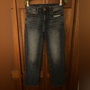 American Eagle Outfitters Men’s Cotton Blend 28x30 Blue Western Strait Leg Jeans